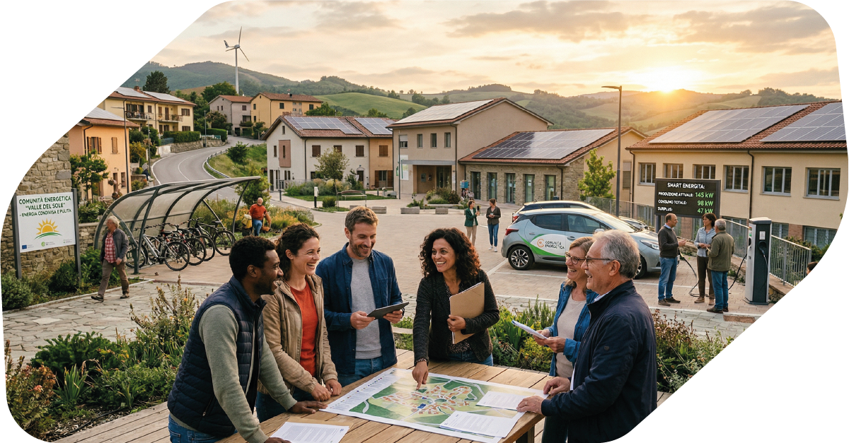 Comunità Energetiche (CER) per Aziende: Vantaggi, Incentivi e Come Entrare